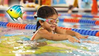 ABELLA'S FIRST SWIM CLASS!!!