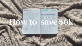  How To Save $6000 (like actually) | Aja Dang | Savings Plan