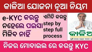 how to apply Kalia Yojana eKYC Complete Step by Step full process 2021!! Kalia Yojana Apply Mobile..