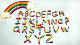 Play Doh Rainbow Alphabet | Play Doh ABC | ABC Song | Alphabets Phonics Song