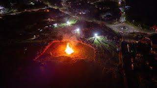 Amlwch Fireworks Display 2024, Anglesey North wales, filmed with DJI mini 4pro