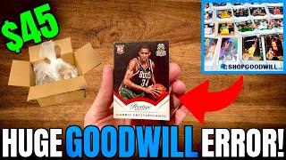 HUGE ERROR ON BASKETBALL CARDS BOX FROM GOODWILL!