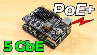 The Raspberry Pi can do 5 Gbps PoE+ (one cable!)