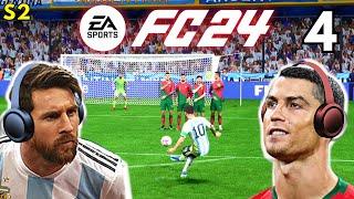 Messi & Ronaldo Prepare for EA SPORTS FC 24 - 1v1 REMATCH!