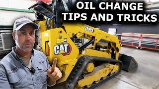 CAT 259D3 How To Do a 500 Hour Service, Tips and Tricks.