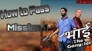 How to pass mission 1 in Bhai The Gangster | Mission Tuktuk | Indian GTA | Android Game Play