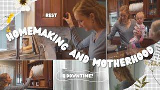 Motherhood Week Day 1 - downtime, rest, homemaking, homeschool