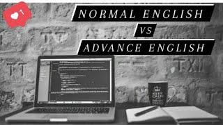 #Normal English Vs Advanced English #English learn with Payal #shorts