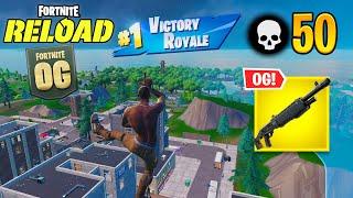 Fortnite Reload | 50 Kill Solo vs Squads Ranked Gameplay (Keyboard & Mouse)
