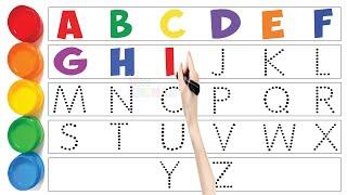 Abc Dotted Tracing, English Alphabet Writing, Preschool learning #abc #alphabets #kidschohantv 711