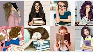 Study and exam dp | study girl profile pic | profile pic for girls...