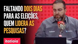 ÚLTIMA PESQUISA SOBRE AS ELEIÇÕES MOSTRA QUEM LIDERA A INTENÇÃO DE VOTO NOS DIAS PRÓXIMOS A ELEIÇÃO