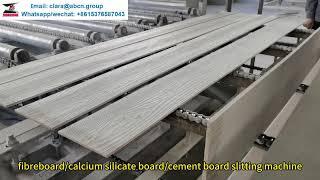 cement board calcium silicate board slitting machine,Waterproof Fireproof Fiber Cement Board Machine