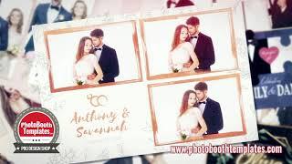 Wedding Photo Booth Templates, Overlays, Screens & Buttons For Sale