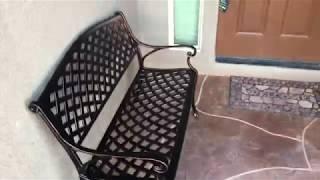 Patio Bench From Amazon Review