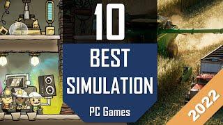 Best SIMULATION Games 2022 | TOP10 Simulation Management Games for PC