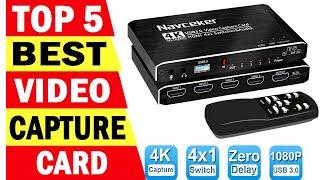 Top 5 Best 4K Video Capture Card In 2024 | Best Video Capture Cards