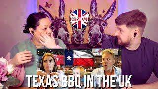 BRITS REACT | Brits Try TEXAS BBQ (in the UK) For The First Time  | BLIND REACTION