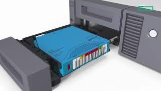 Inside the HPE StoreEver MSL2024 tape library