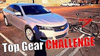 TOP GEAR RACE: Car vs. Mountain Bike! Which is faster?!?!