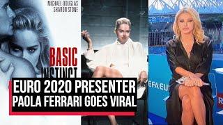 Euro 2020 presenter Paola Ferrari goes viral for Sharon Stone leg-crossing moment | Cobrapost