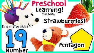 Toddler Preschool Learning Videos, Circle Time Tuesday | Montessori Fine Motor Skills three year old