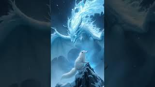 The Ice Dragon's Wrath. | Snow Fox | #wolf #snowfox #animatedfilm