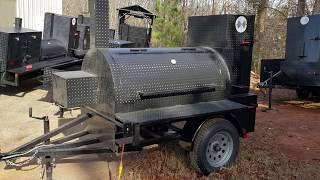 T Rex bbq smoker grill trailer with rotisserie Do Not Buy a Food Truck