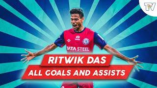 ISL 2022-23 All Goals & Assists: Ritwik das | Swift Dribbler