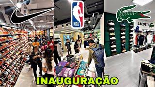 OUTLET BARATO da Nike, Lacoste, Puma, inauguração da Loja NBA - Promoção de até 50% de desconto