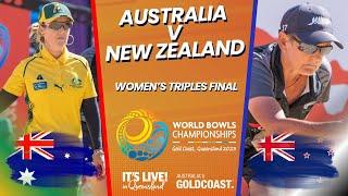 2023 World Bowls Championships - Women's Triples Final (Australia v New Zealand)