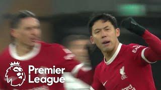 Wataru Endo's curler makes it 3-3 for Liverpool against Fulham | Premier League | NBC Sports