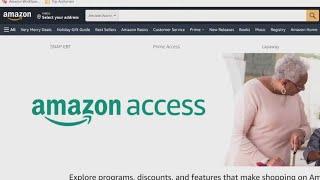 Amazon offers ‘Amazon Access’ to help shoppers save money