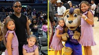 Rapper YG's Adorable Courtside Moments With His Daughters At The WNBA Game