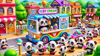 " Baby Bus's Ice Cream Adventure!  Join the Fun & Learn Together!"