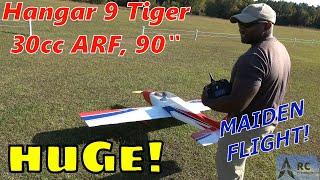 Check Out This Electric Monster 30cc RC Airplane-The Hangar 9 Tiger 90 30cc #rc #rcplane #rcairplane