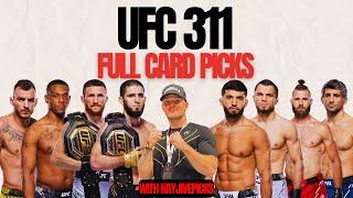 UFC 311 Makhachev vs. Tsarukyan 2 Full Card OFFICIAL PICKS