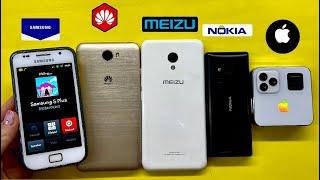 Samsung Galaxy S Plus Calling Meizu M5 + Huawei Y5 2 + Old Nokia + i19 Pro From on China