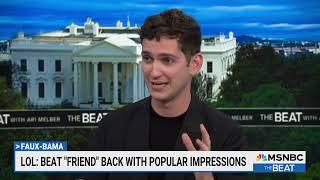 Comedian Matt Friend does spot on McConnell, Trump impressions & shares Obama meeting story on MSNBC