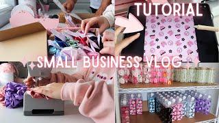 Small Business Studio Vlog | How to Create Repeating Patterns, Pack Orders With Me, Restock + Sewing