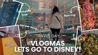  2024 VLOGMAS DAY 9 // TRAVELING TO DISNEY // DISNEYLAND HOTEL & DOWNTOWN DISNEY