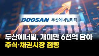 "개미만 6천억 담았다"…두산에너빌리티, 주식·채권시장 동시 점령
