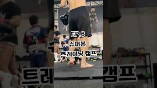 공기업 퇴사하고 태국 무에타이 도전 EP.6 슈퍼본 트레이닝 캠프 #무에타이 #태국 #공기업 #퇴사