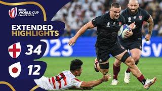 England triumph over Brave Blossoms | England v Japan | Rugby World Cup 2023 Extended Highlights