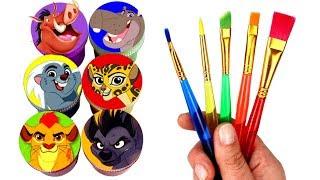 How to Draw Lion Guard Characters | Lion Guard Drawing & Painting for Kids