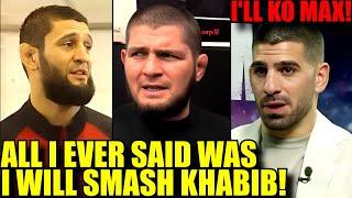 Khamzat explains origin of BEEF with Khabib and his Team,Ilia Topuria warns Holloway,Conor McGregor