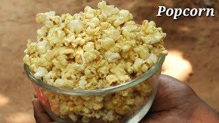 Popcorn Recipe in Kannada | ಪಾಪ್‌ ಕಾರ್ನ್ | Popcorn recipe at home in Kannada | Rekha Aduge