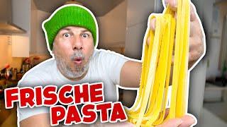 So machst du frische PASTA selbst (Nudelteig Rezept)