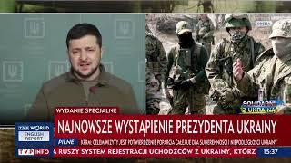 Zełenski: Każdy ostrzał w kierunku Ukrainy to krok do samozniszczenia Rosji