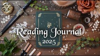 2025 reading journal set up 